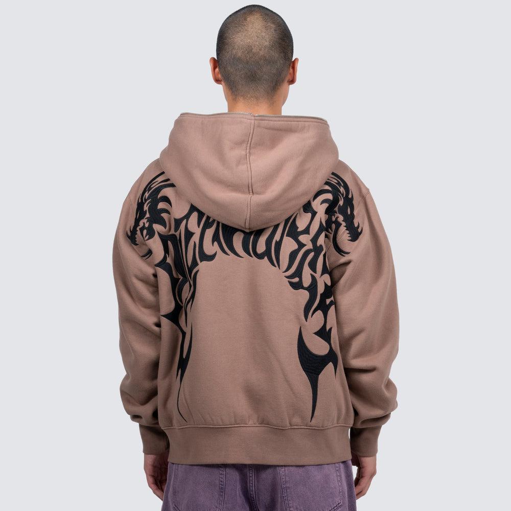Pleasures DRAGON ZIP HOODIE