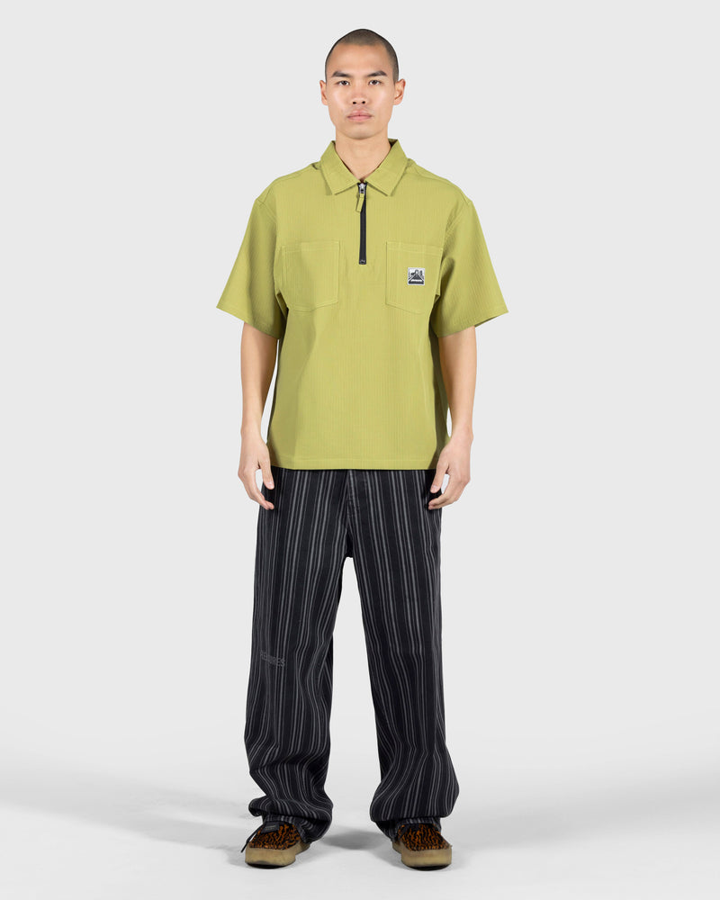 Pleasures ELECTRON ZIP POLO