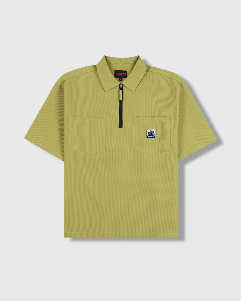 pleasures ELECTRON ZIP POLO