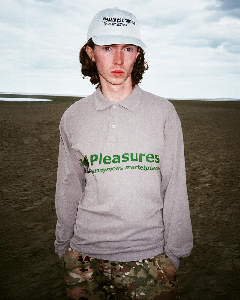 Pleasures EXCHANGE POLO LONG SLEEVE
