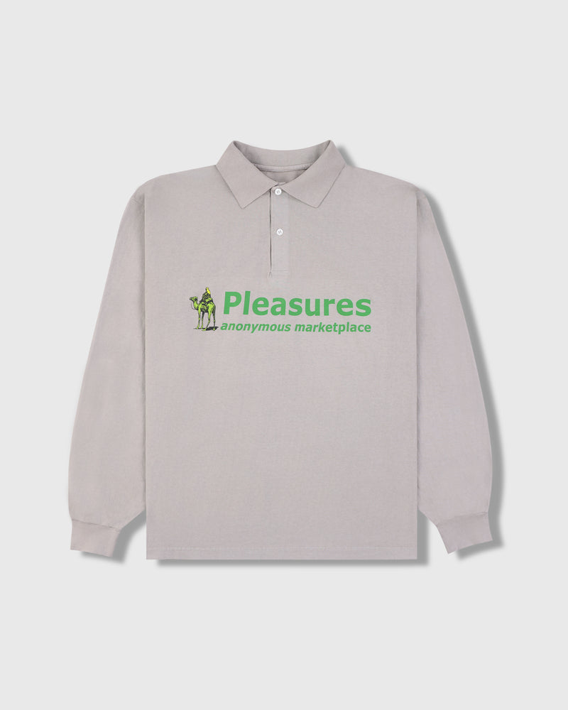 pleasures EXCHANGE POLO LONG SLEEVE