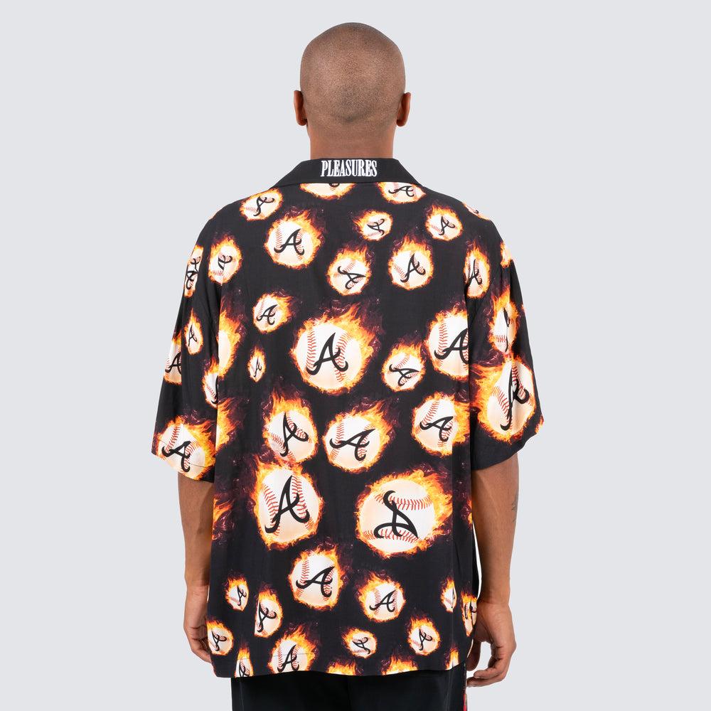 Pleasures FIREBALL BUTTON DOWN - BRAVES