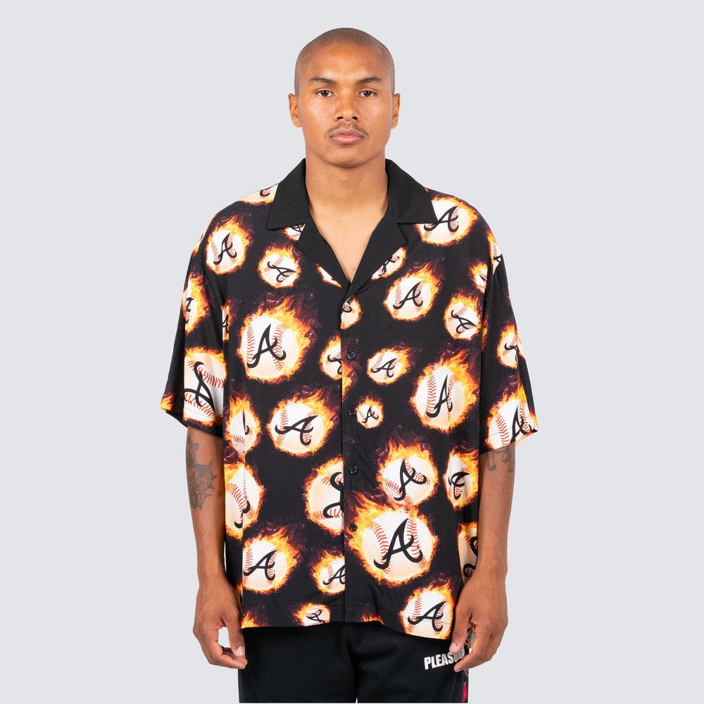 Pleasures FIREBALL BUTTON DOWN - BRAVES
