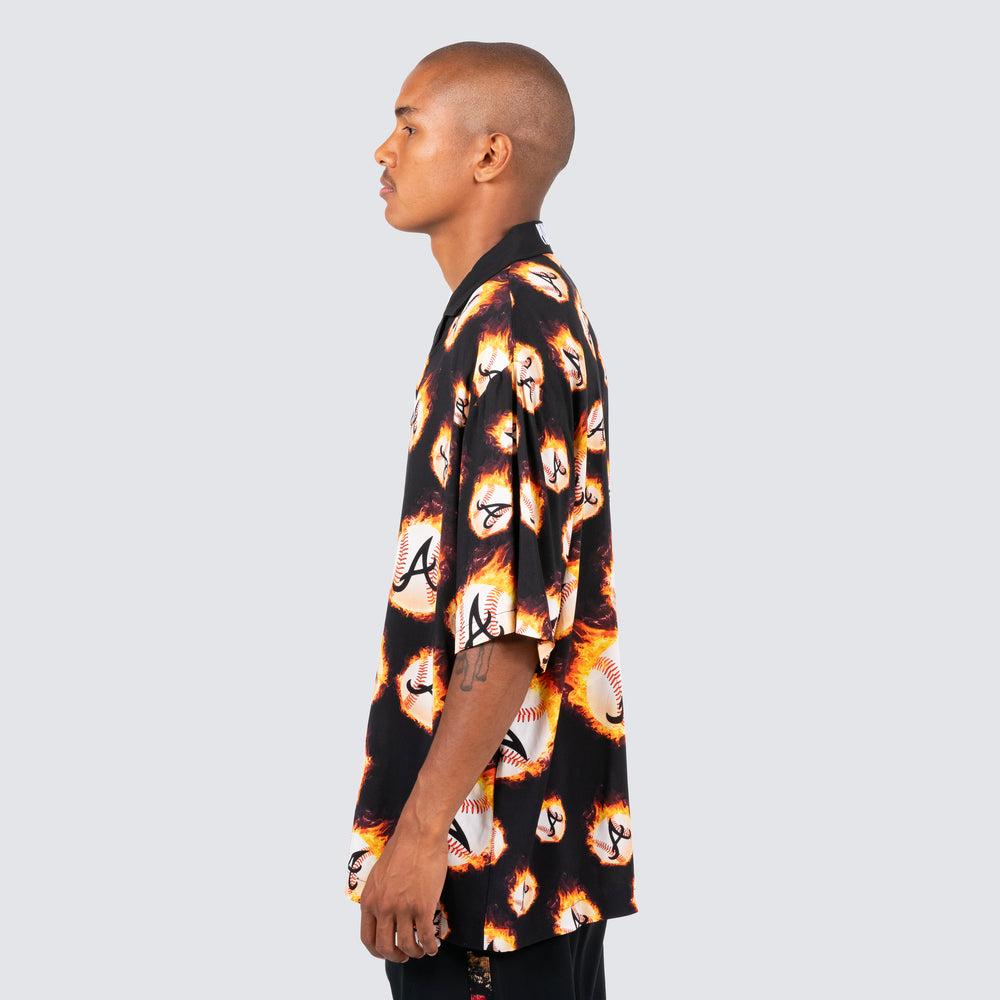 Pleasures FIREBALL BUTTON DOWN - BRAVES