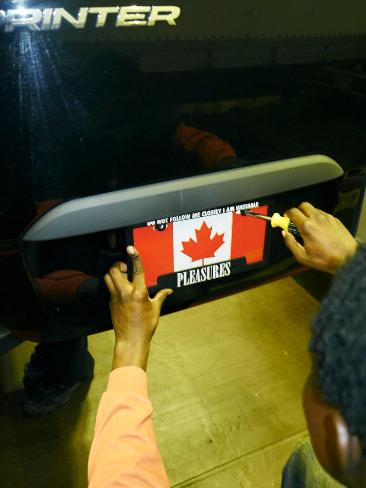 Pleasures FOLLOW LICENSE PLATE COVER