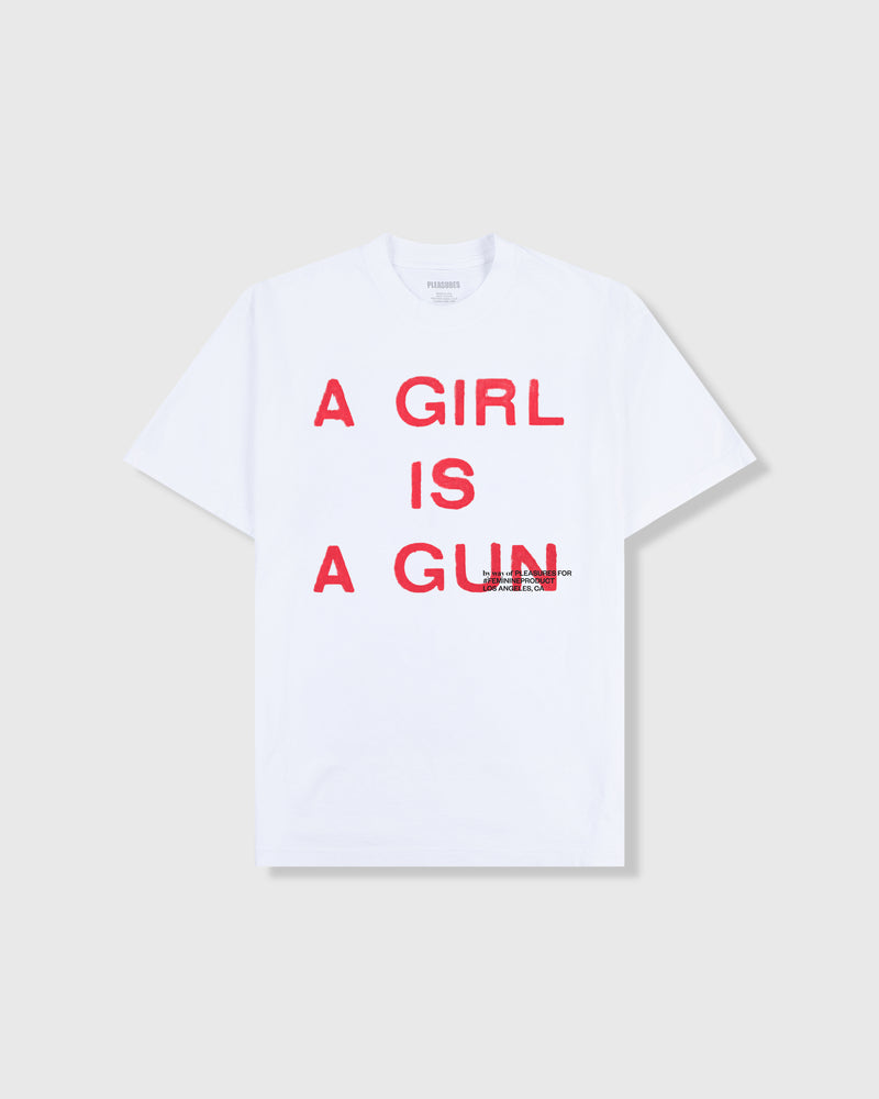 pleasures GIRL IS A GUN T-SHIRT
