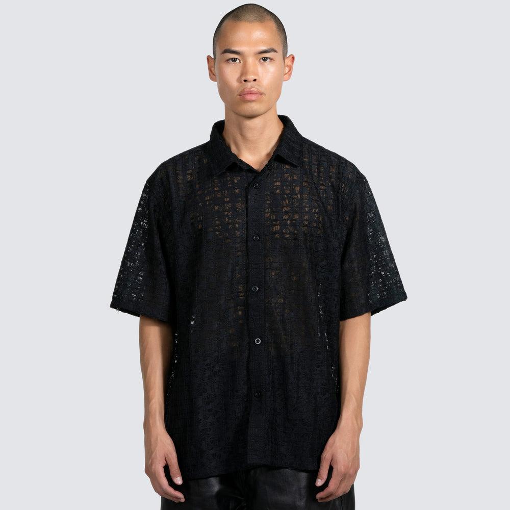 Pleasures LACY BUTTON DOWN