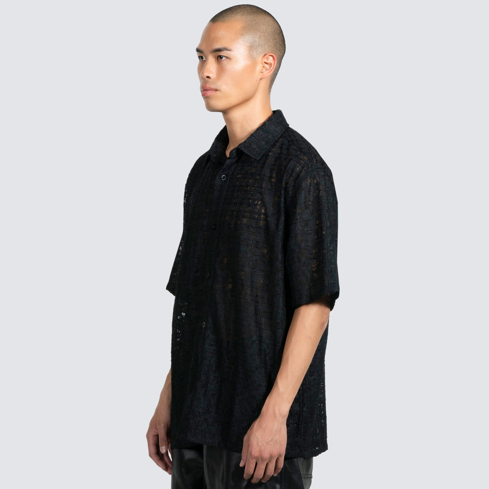 Pleasures LACY BUTTON DOWN