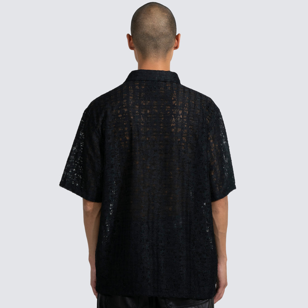 Pleasures LACY BUTTON DOWN