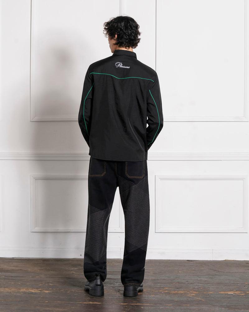 Pleasures NYLON WESTERN BUTTON UP