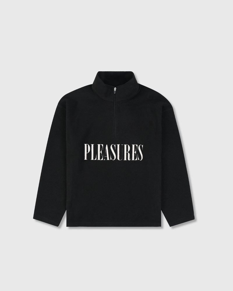 pleasures ONYX HALF ZIP POLAR FLEECE