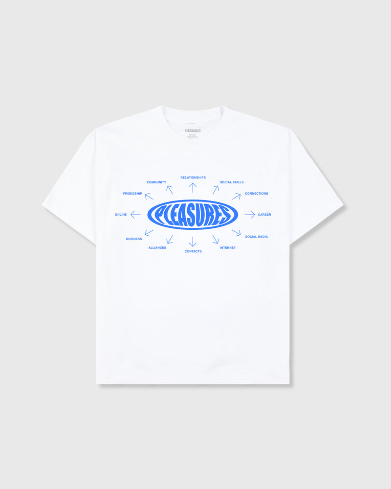 pleasures OVERVIEW LOGO T-SHIRT