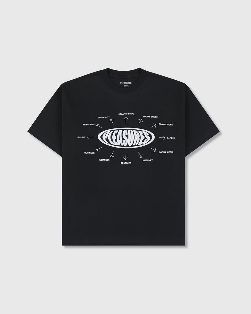 pleasures OVERVIEW LOGO T-SHIRT