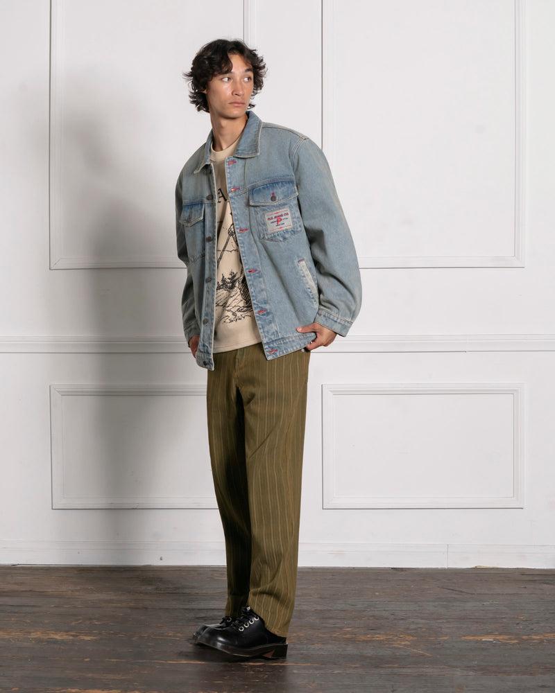 Pleasures PARK INSULATED DENIM JACKET