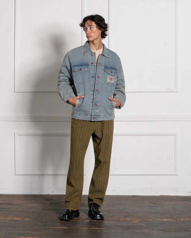 Pleasures PARK INSULATED DENIM JACKET