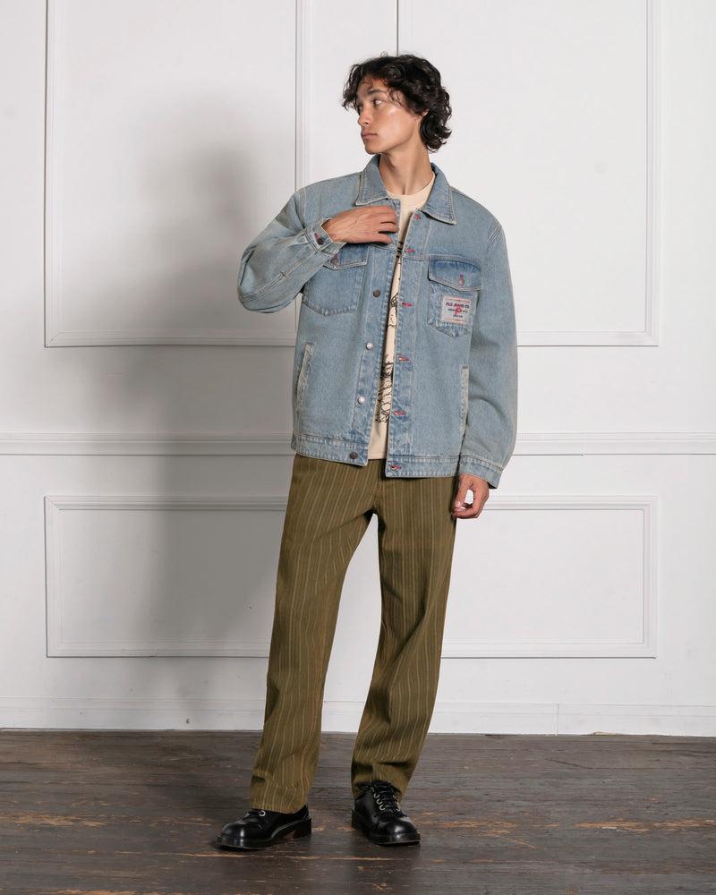 Pleasures RAIL STRIPE WORK PANTS