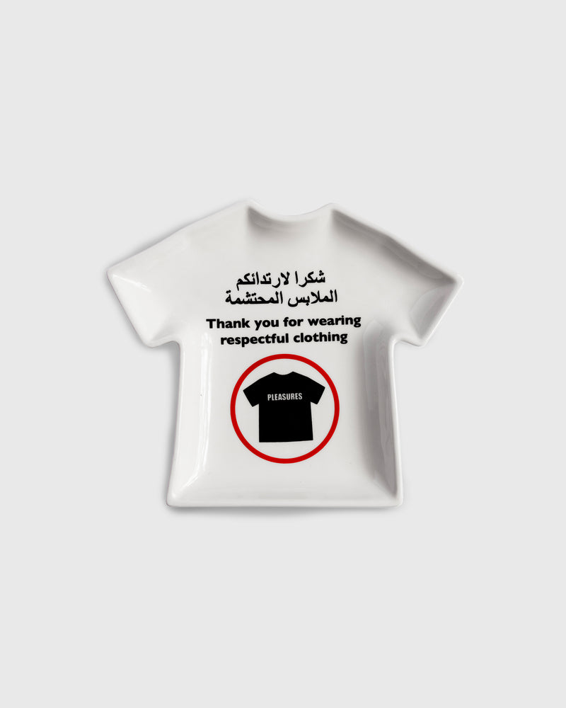 pleasures RESPECTABLE CERAMIC TRAY