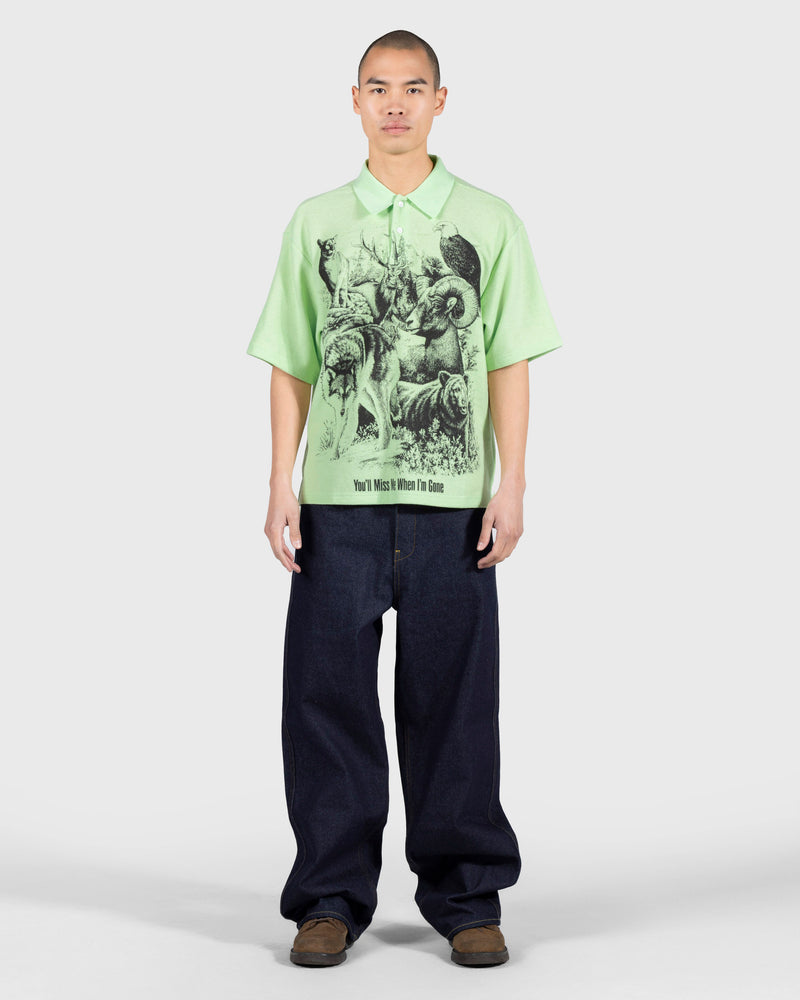 Pleasures REVIVAL BOXY POLO