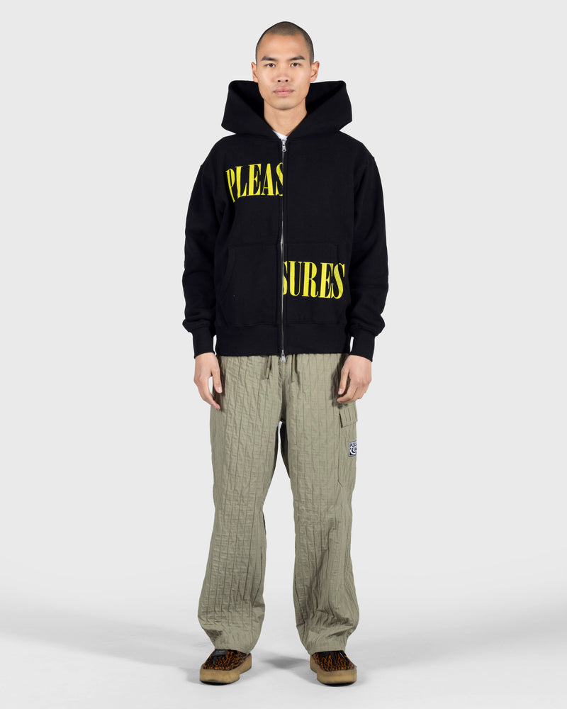 Pleasures SPLIT ZIP HOODIE