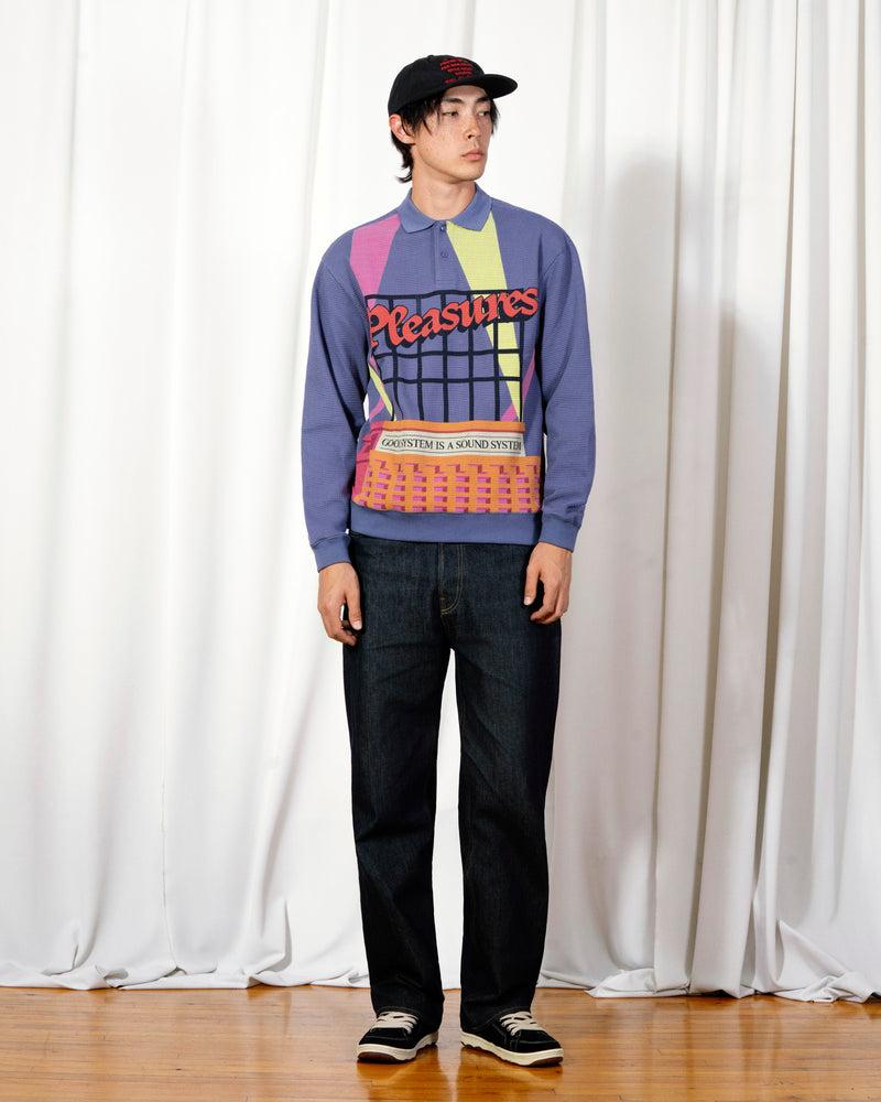 Pleasures SPOTLIGHT LONG SLEEVE POLO