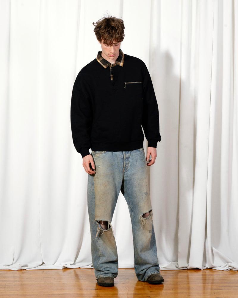 Pleasures TOWN POLO SWEATSHIRT
