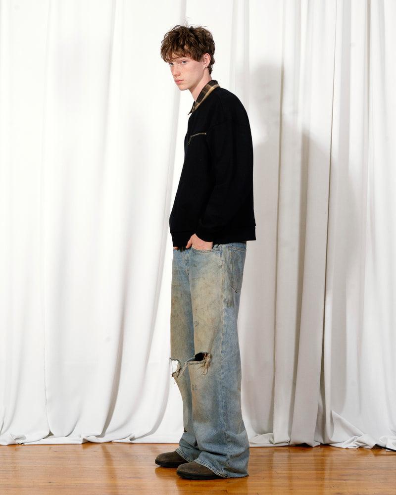 Pleasures TOWN POLO SWEATSHIRT