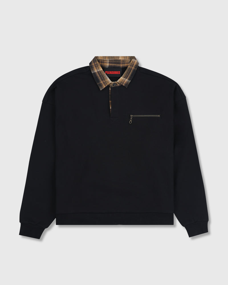 pleasures TOWN POLO SWEATSHIRT
