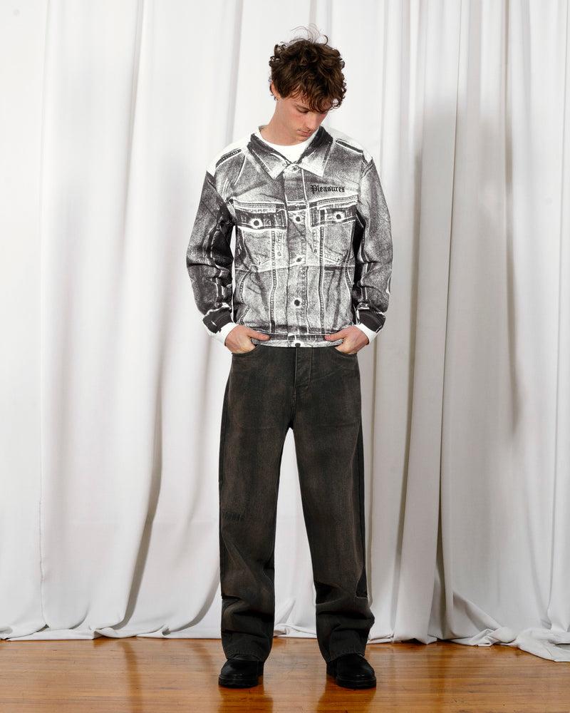 Pleasures TRUCKER HEAVYWEIGHT LONG SLEEVE SHIRT