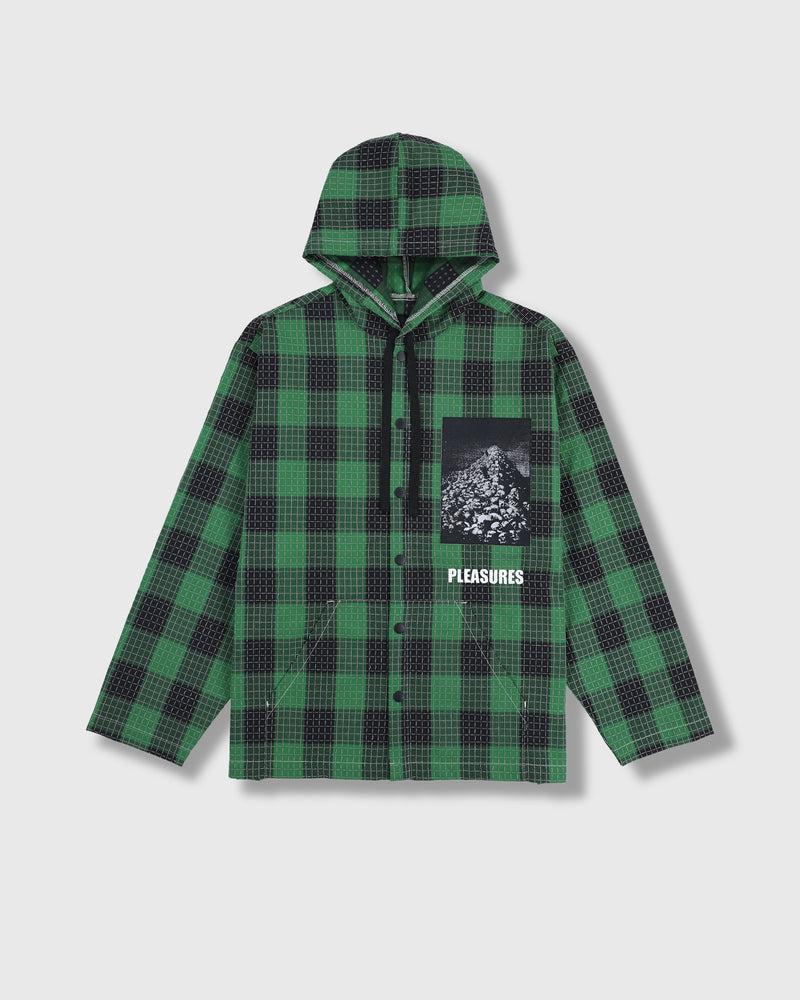 pleasures VIRTUAL HOODED SHIRT