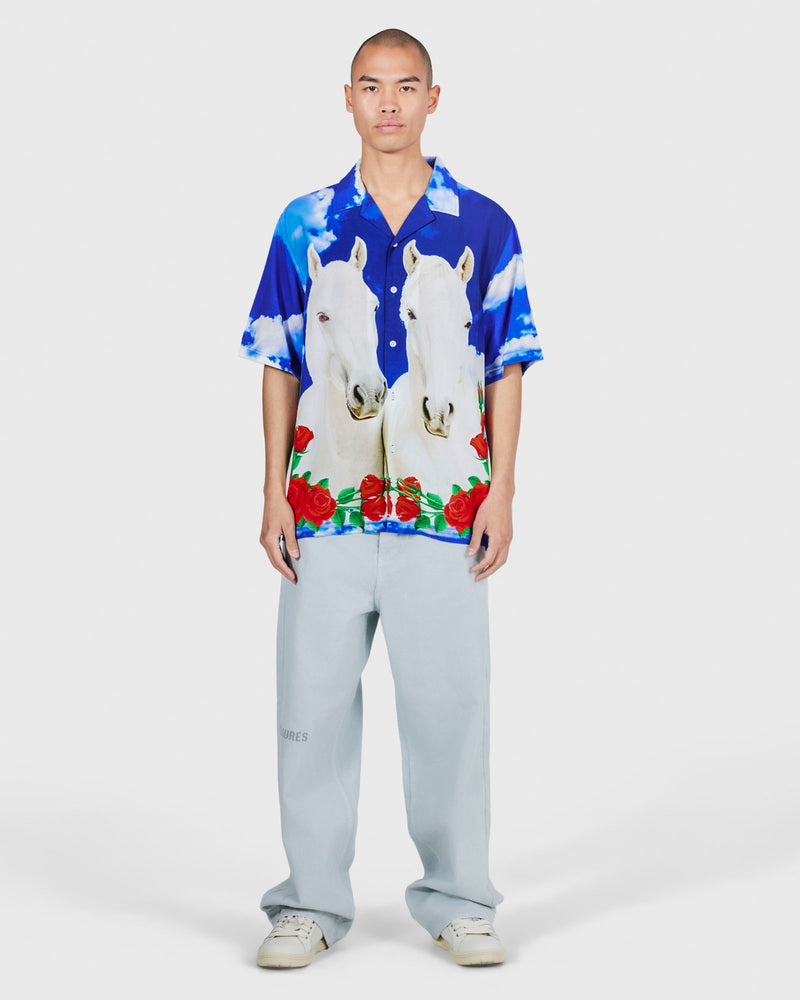 Pleasures WHITE HORSE CAMP SHIRT