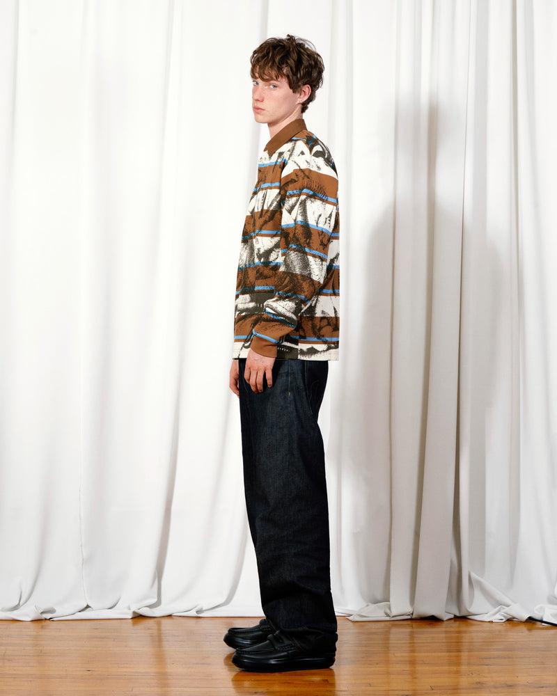 Pleasures WORMS RUGBY LONG SLEEVE POLO