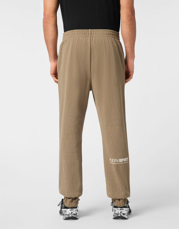 Plein Sport Cold Dye Loose Fit Jogging Pants Scratch Military