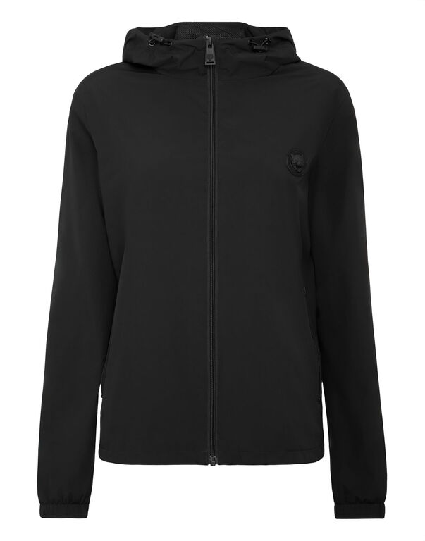 plein sport Hooded Lightweight Running Jacket LS black