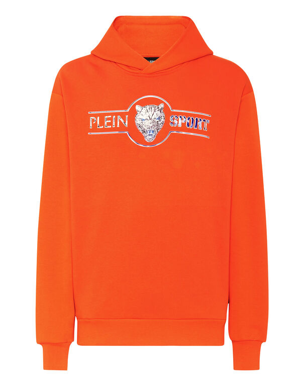 plein sport Hoodie Sweatshirt Chrome Scratch Edition orange