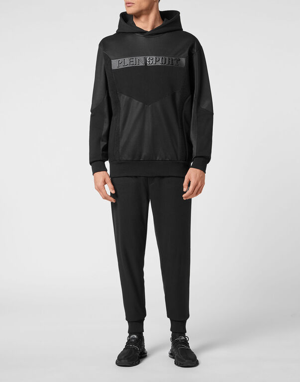Plein Sport Hoodie Sweatshirt Statement Black / Black