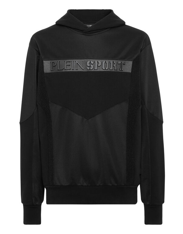plein sport Hoodie Sweatshirt Statement black / black