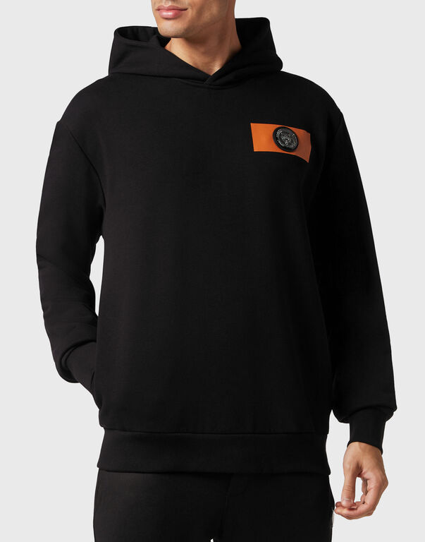 Plein Sport Hoodie Sweatshirt Tiger Crest Edition Black