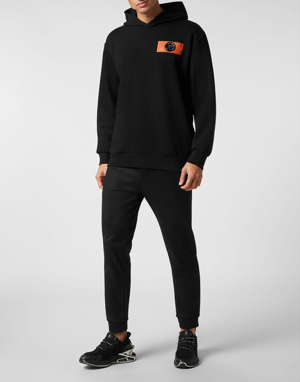 Plein Sport Hoodie Sweatshirt Tiger Crest Edition Black