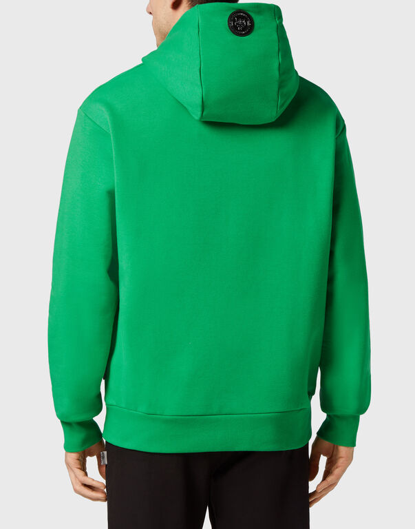 Plein Sport Hoodie Sweatshirt Tiger Green Fluo/Black