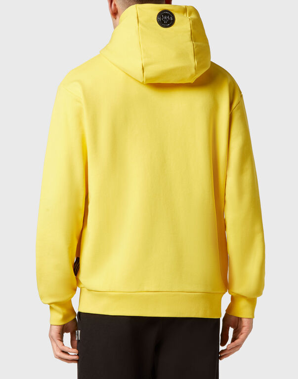 Plein Sport Hoodie Sweatshirt Tiger Yellow Fluo/Black