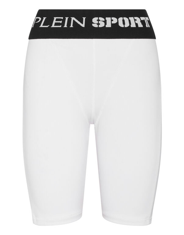 plein sport Jogging Cyclist Push Up Leggings Basic white