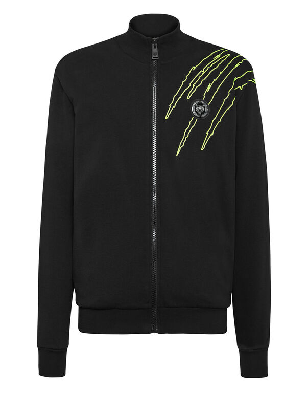 plein sport Jogging Jacket Scratch black/yellow fluo