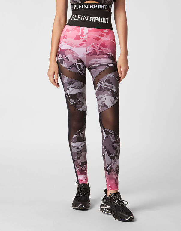 Plein Sport Jogging Leggings Camouflage Camouflage/pink