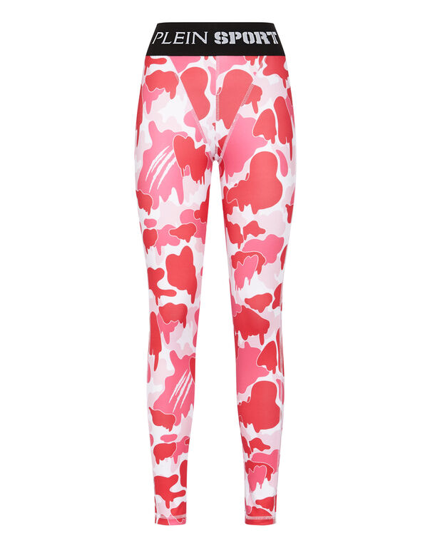 plein sport Jogging Push Up Cutting Leggings Camouflage Fuxia