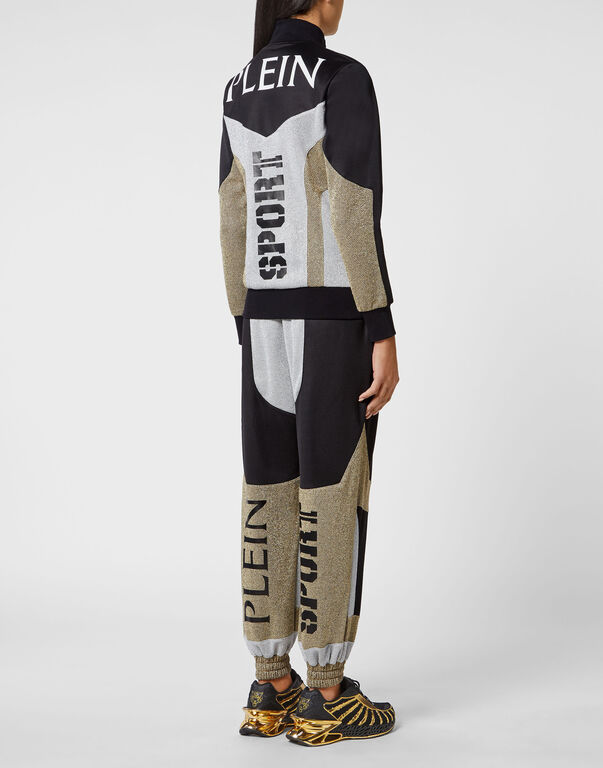 Plein Sport Jogging Set: Zip-up Jacket + Pants Statement