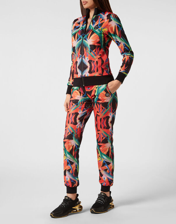 Plein Sport Jogging Tracksuit: Top/Trousers Black / Multicolored