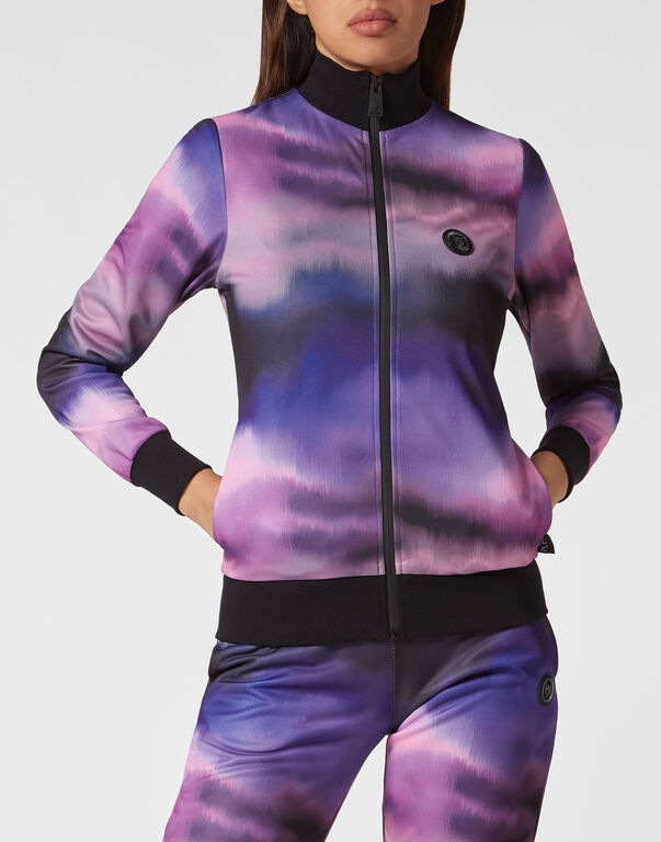 Plein Sport Jogging Tracksuit: Top/Trousers Optical Purple