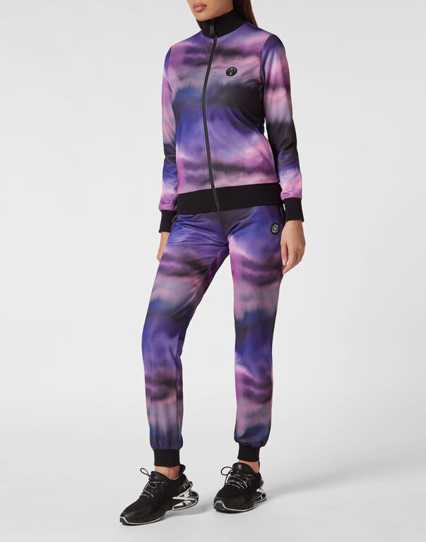 Plein Sport Jogging Tracksuit: Top/Trousers Optical Purple