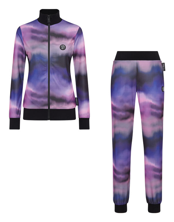 plein sport Jogging Tracksuit: Top/Trousers Optical Purple