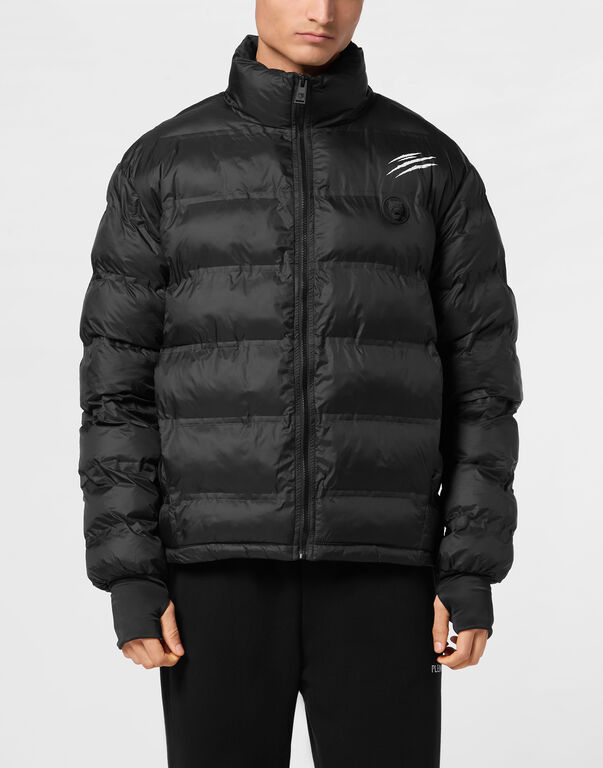 Plein Sport Lightweight Zipped Jacket LS Scratch Black